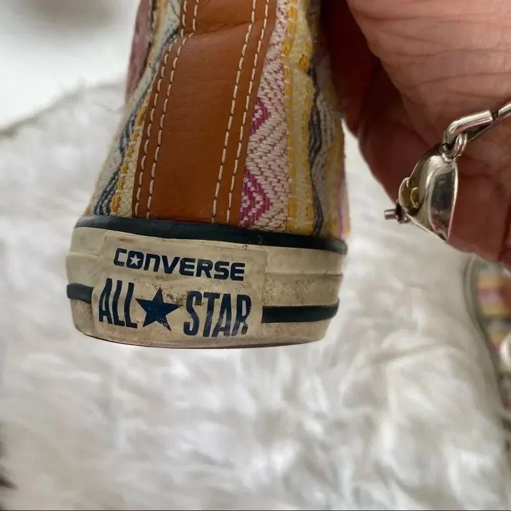 Converse Chuck Taylor All Star Chevron Zig Zag High Top Sneakers 3.5 EUR 35.5